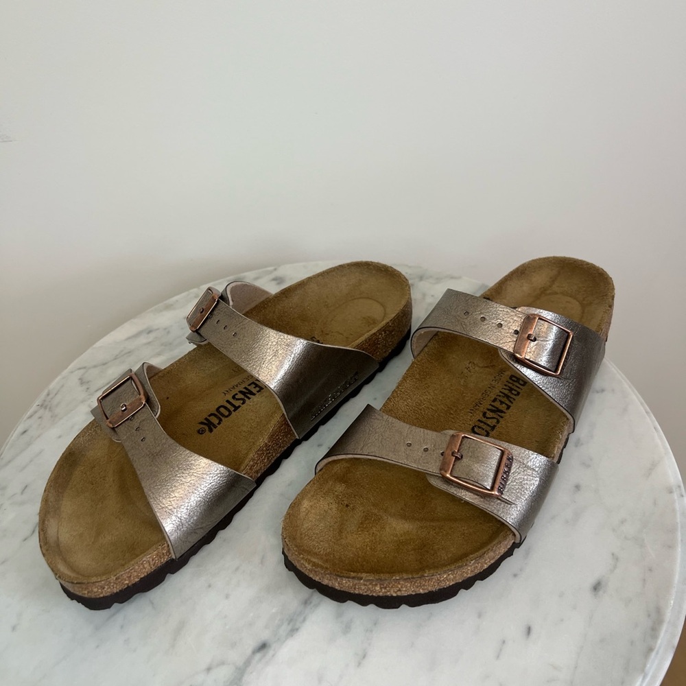Sydney Metallic Birkenstocks - NWOT